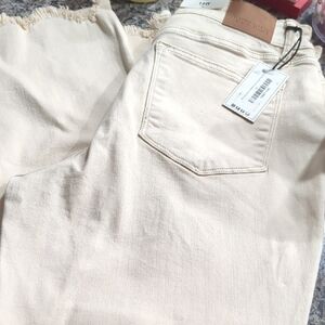 Judy Blue Women's Beige High Waisted Boot Cut